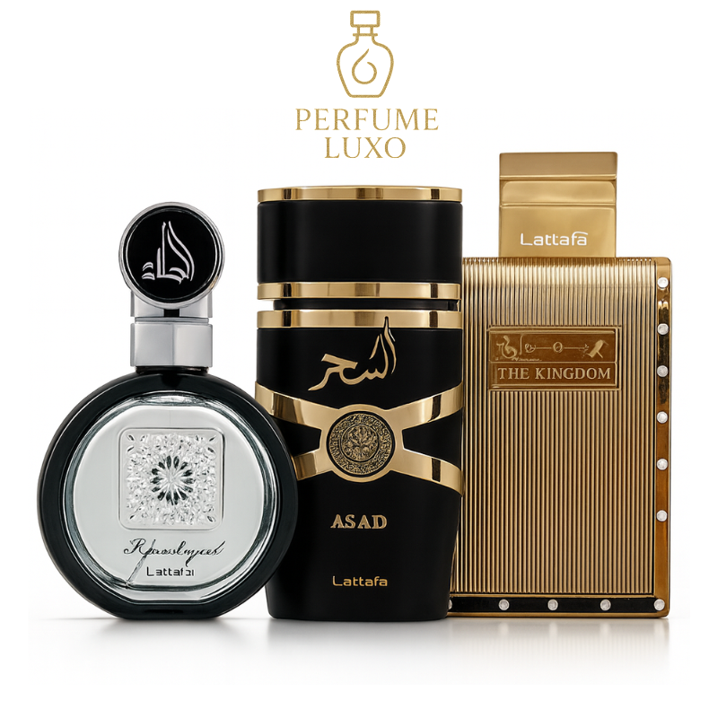 PROMOÇÃO COMPRE 1 LEVE 3 - Coleção Árabe Masculina Burj Khalifa - Esquenta Black Friday